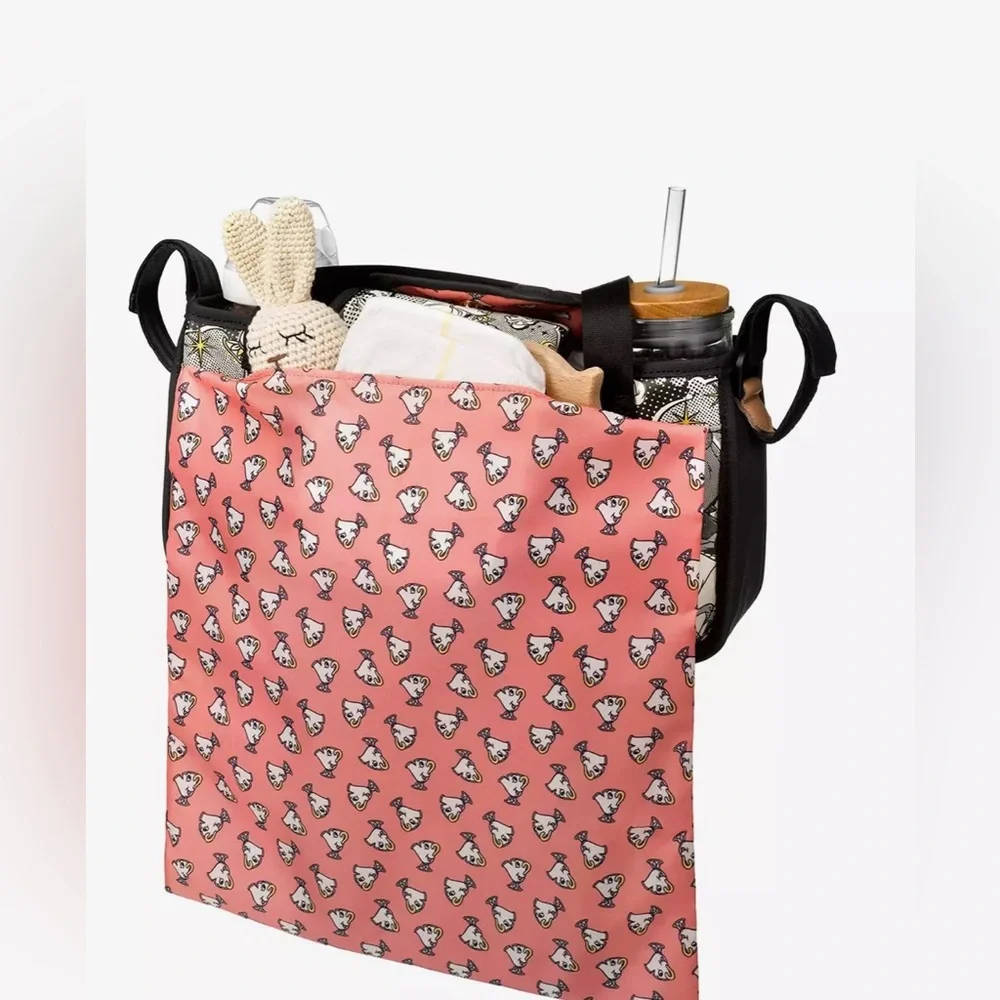 Petunia Pickle Bottom Disney Beauty and the Beast Wander Stroller Caddy - Picture 11 of 11